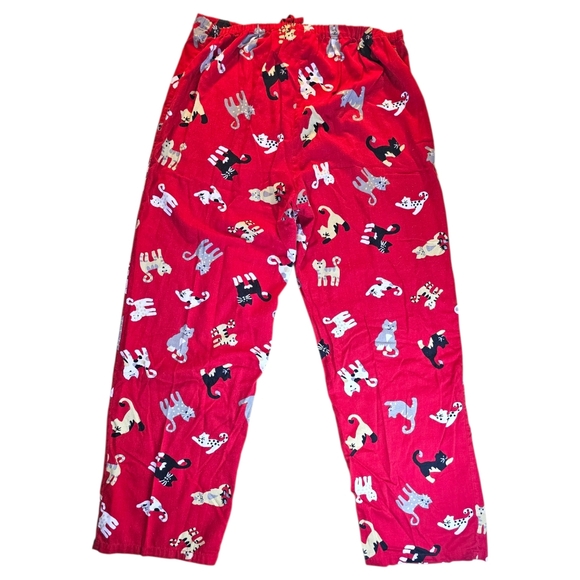 Bellepointe Cotton Pajama Set Red Button Down Sleepwear Medium ❤️ - Picture 13 of 15